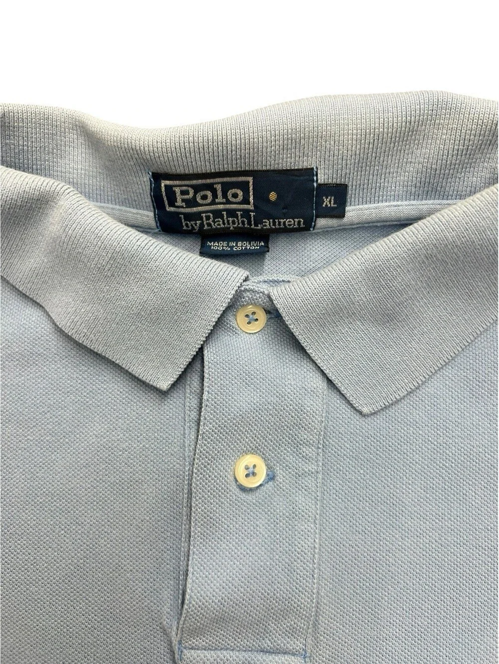Polo Ralph Lauren Light Blue Polo Shirt Men’s XL Classic Preppy Cotton
